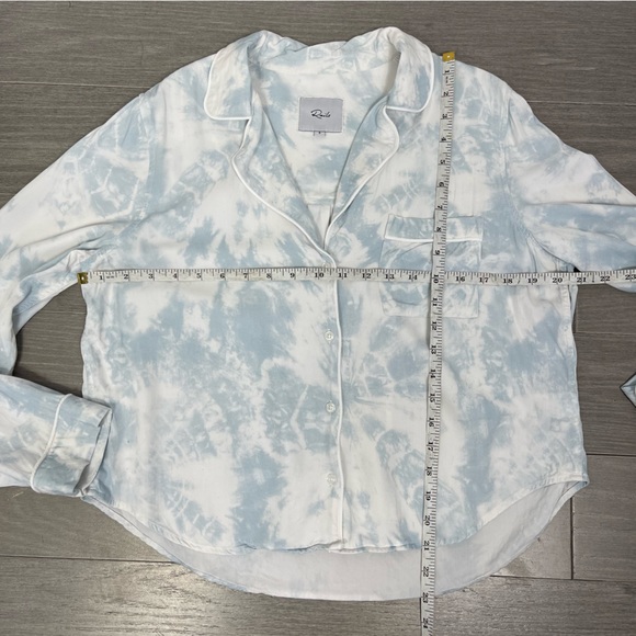 RAILS Kellen Tie Dye Pajama Top S Long Sleeve Button Front Small - Picture 14 of 15